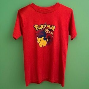 Pokémon Y2k Era Ash Pikachu Manga Style Youth Small Fruit of the Loom